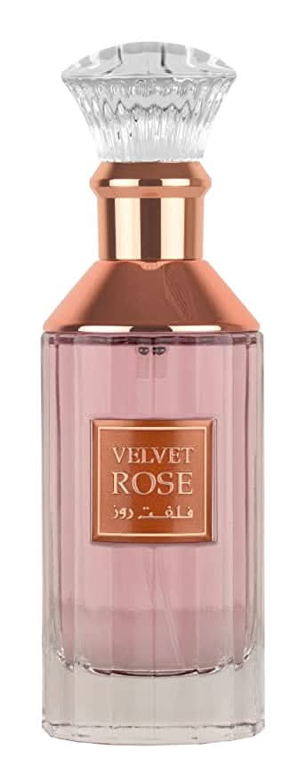 Lattafa Velvet Rose Eau de Parfum, 3.4 oz