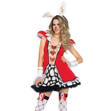 Leg Avenue Women's Tick Tock White Rabbit Wonderland Halloween