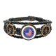 thumbnail image 1 of Usa el día de la independencia bandera matasellos Pulsera marina tejida en cuero, 1 of 4