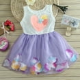 thumbnail image 4 of Quealent Summer Dresses 2024 Tank Kids Girls Dress Summer Dress Princess Tutu Skirt Sleeveless Sundress Purple,3-4 Years, 4 of 5