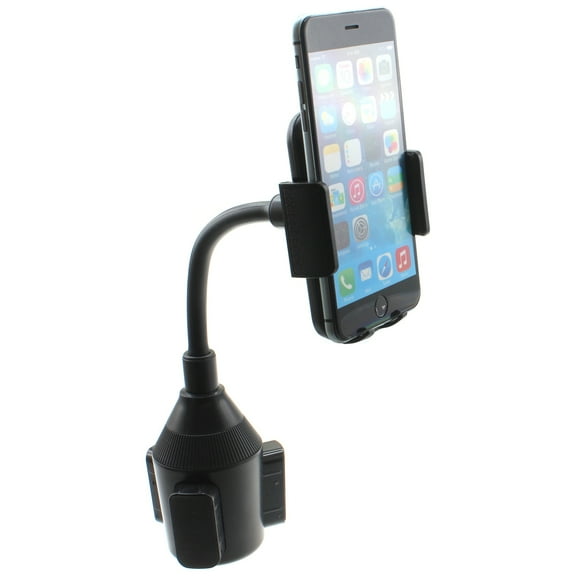 Cup Holder Car Mount for Samsung Galaxy S24 Ultra/Plus - Rotating Cradle Dock Gooseneck Stand