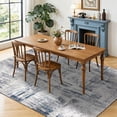 thumbnail image 6 of SONORO KATE 4'x6' Area Rugs for Living Room, Machine Washable Modern Abstract Non Slip Soft Indoor Area Carpet, Navy/Gray, 6 of 7