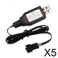 thumbnail image 1 of Reparación De Cable De Cargador 5xUSB, Escala 1:12, Accesorios De Coche RC Para Coche 1/12 RC MN128, 1 of 8