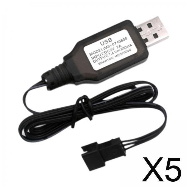 Reparación De Cable De Cargador 5xUSB, Escala 1:12, Accesorios De Coche RC Para Coche 1/12 RC MN128