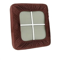 Tainini High Stretch Individual Seat Cushion Covers , Couch Cushion Covers Sofa Seat Slipcovers Furniture Protectors with Elastic Bottom