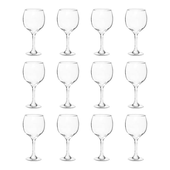 Premiere Wedding Wine Glasses 20.5 oz. Set of 12, Bulk Pack - Restaurant Glassware, Perfect for Red Wine or White Wine - Clear