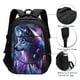 thumbnail image 3 of Easygdp Feathered Wolf Mochila para Laptop de Viaje con Puerto USB, Mochila para Laptop con Puerto de Carga USB para Mujeres y Hombres, 3 of 7