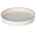 thumbnail image 2 of Benzara BM152860 Plateau Rond en Bois Robuste&44; Blanc, 2 of 10