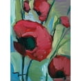 thumbnail image 2 of Trujillo, Jose 19x24 Gold Ornate Wood Framed with Double Matting Museum Art Print Titled - Poppies, 2 of 4