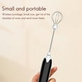 thumbnail image 3 of Electric Blender Mixer Milk Frother Egg Beater Coffee Milk Drink Juice Food Whisk Stirrer USB Rechargeable Hand Blender, 3 of 7