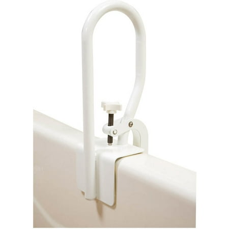 - Carex White Bathtub Safety Rail Grab Bar