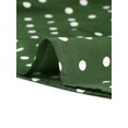 thumbnail image 6 of Allegra K Women's Contrast Cuff Polka Dots a Line Long Sleeve Dress, 6 of 6