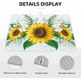 thumbnail image 4 of Sunflowers Dish Drying Mat XL Microfiber Kitchen Large Green Mats for Counter Absorbent Quick Pad ch -, 4 of 7