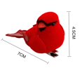 thumbnail image 6 of 10 Pcs Red Cardinals Ornaments Handmade Artificial Birds Clip on Christmas Tree for Christmas Tree Wreaths Garland Decorations, 6 of 16