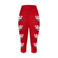 thumbnail image 3 of WILLBEST Leggings Deportivos Informales con Estampado de Rugby para Mujer, Pantalones de Yoga de Cintura Alta, Mallas Capri Elásticas para Correr, Gimnasio Y Fitness 2004 Mediana, 3 of 3