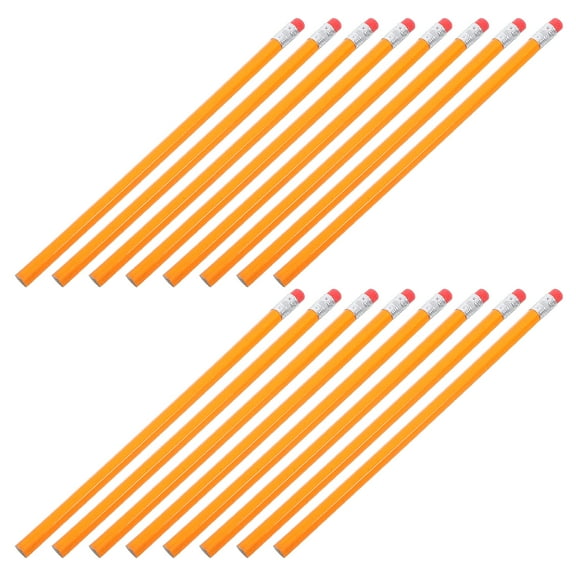 Melantax 100pcs wooden pencils, classroom essential long wooden pencils, convenient hand-held pencils, bulk pencils, classroom long wooden pencils