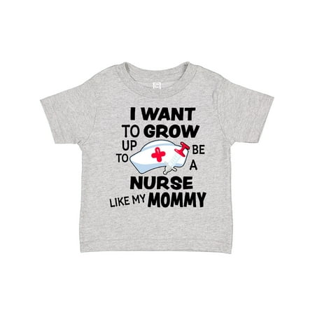 

Inktastic I Want to Grow Up to Be a Nurse Like My Mommy Gift Toddler Boy or Toddler Girl T-Shirt