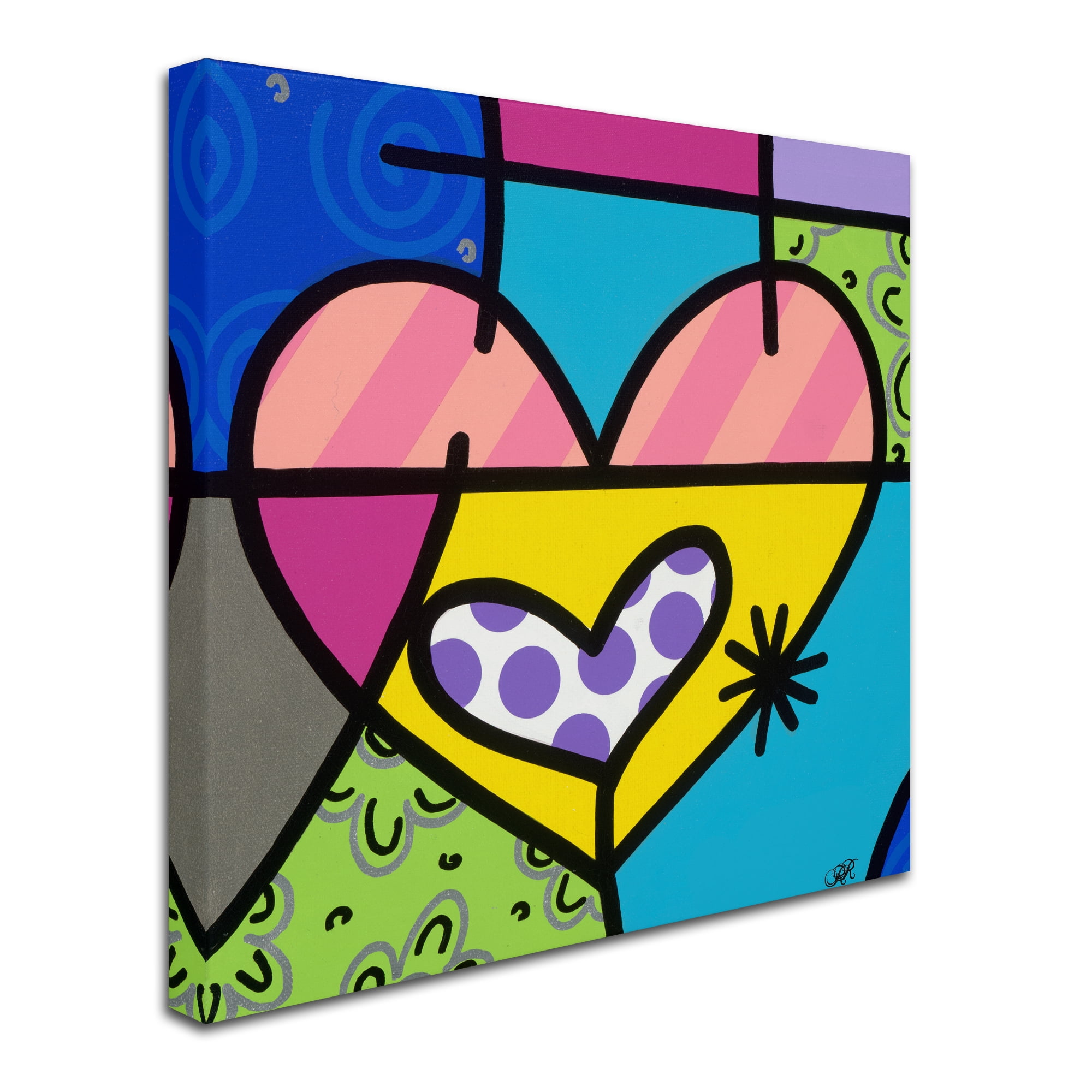 Trademark Fine Art 'Big Heart I' Canvas Art by Roberto Rafael