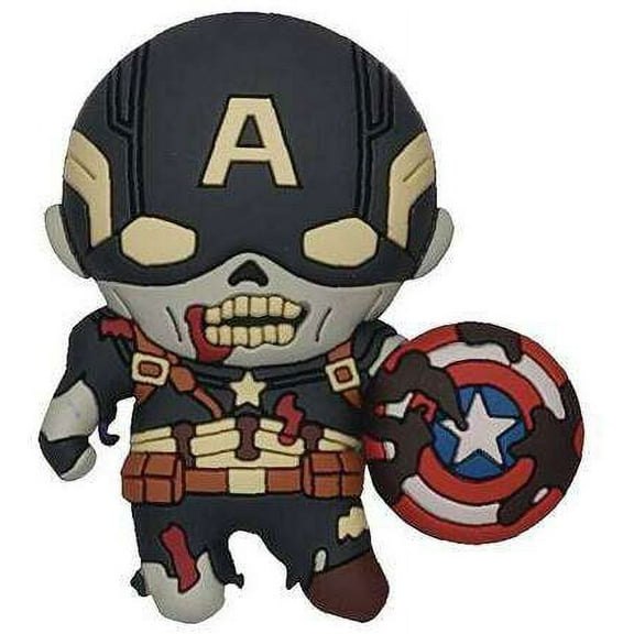 Monogram Marvel 3D Figural Bag Clip Marvel What If? Series 1 Zombie Captain America Minifigure (Exclusive A) (No Packaging)