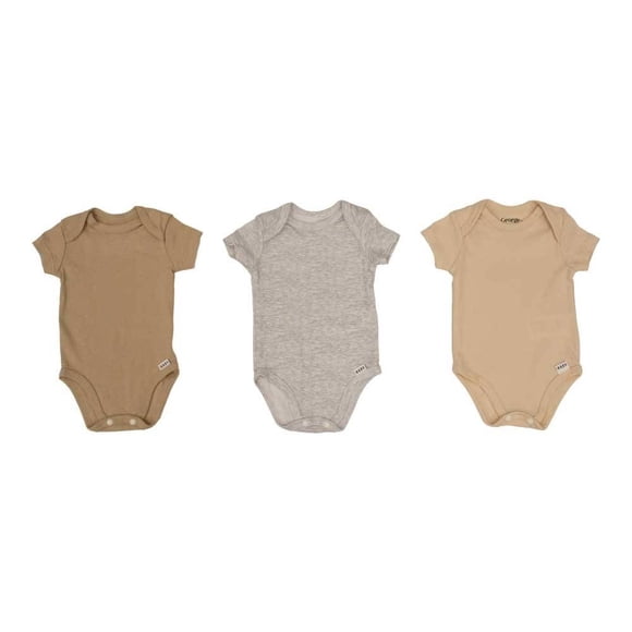 Set Pañaleros George Unisex Manga Corta Liso 3 Piezas Talla 3 M