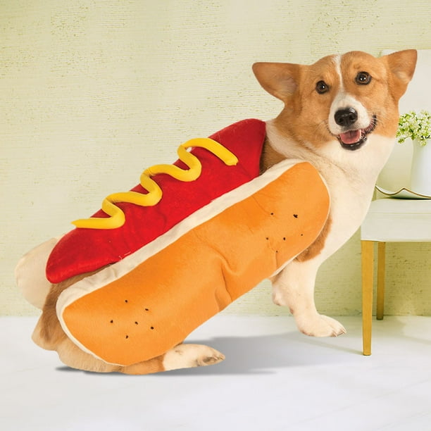 Beechoice Pet Dog's Halloween Costumes, Hot Dog Apparel Dog Fancy Dress