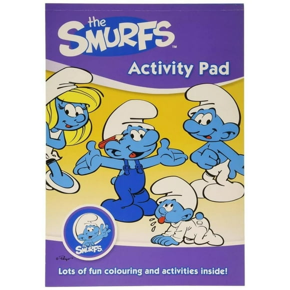 Le Coussin d'Activité en Plastique Smurfs