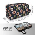 thumbnail image 4 of XMXT Large Capacity Makeup Bag, Small Pink Flowers Decorative Storage Bags Travel Toiletry Cosmetic Bag for Women Men, 4 of 9