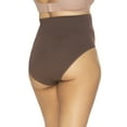 thumbnail image 4 of Felina Women's Seamless Shapewear Brief | Panty Tummy Control (Cocoa, X-Large), 4 of 4
