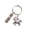 D, variant on Portable Lucky Charm Keychain Compact Size Keyrings Pendant for Keys Bags Backpacks Ideal Gifts Special Occasions
