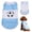 White, variant on Dog Jersey - Breathable Mesh Puppy Football Jersey - Lightweight Stretch Sporty Dog Clothes - Summer Shirts for Small Dogs - Soccer Jersey for Dogs - Sportswear Pet Clothes