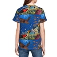thumbnail image 7 of Wukai Colorful Coral Reef Youth Unisex Short Sleeve T-Shirt for Boys, Girls, Teens, and Kids-X-Small, 7 of 7