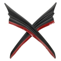WORGEOUS 1 Pair Car Front Bumper Spoiler Canards Universal Front Diffuser For Vehicle Modification Automotive Spoiler Car Bumper Decoration