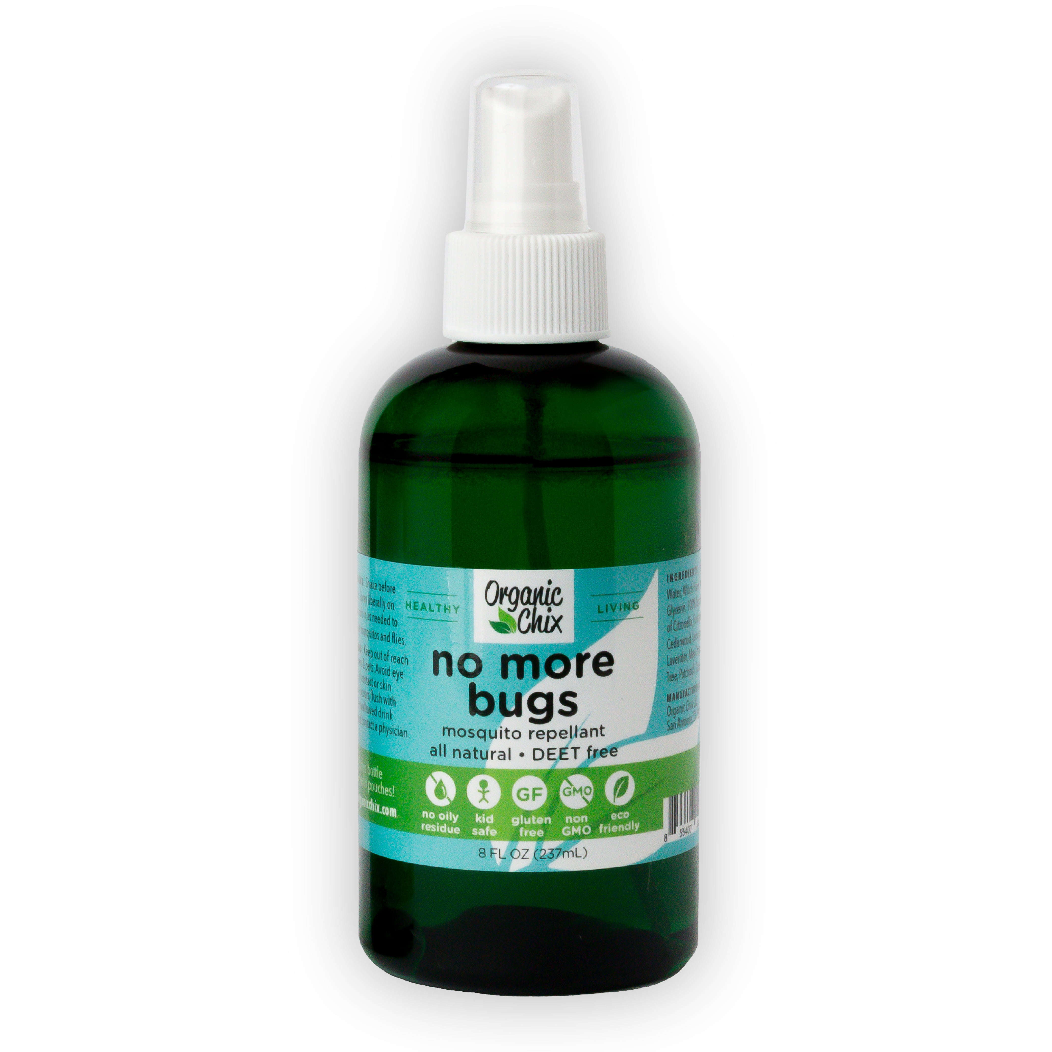 Organic Chix All Natural Deet Free Insect Repellent 100 NonToxic