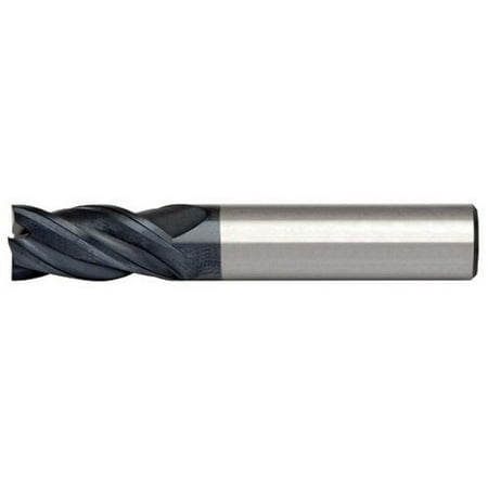 

Alfa Tools HPSC60605AL 1/8 x1/8 4 Flute Single End High Performance AlTiN Carbide End Mill Made In USA