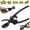 Black, variant on NOGIS 2 in 1 Chestnut Nut Sheller Cracker,Heavy Duty Tool for Black Walnut,Aluminum Alloy Plier Open Clip for All Nuts, Lobster Crab,Hazelnut Pecan Nut Cutter Kitchen Nutcracker Quick (Black)