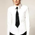 thumbnail image 4 of Rhinestone Jewelry Hot New Girl Boys Collar Neck Ties Necktie Uniform I1E2, 4 of 7