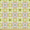 thumbnail image 2 of Floral Sofa Upholstery Fabric by the Yard, Geometric Flower in Spring Tones, Decorative Fabric for DIY and Home Accents, Cream Blush by Ambesonne, 2 of 5