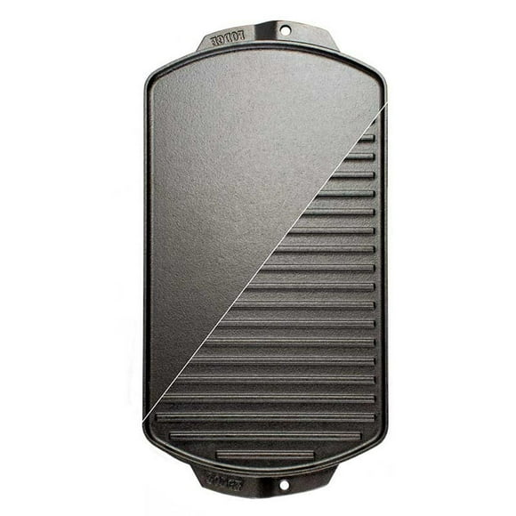 Lodge Seasoned Cast Iron Reversible Grill/Griddle, Seasoned and ready to use