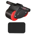 thumbnail image 4 of Abdominal Roller Wheel Training Abdominal Muscle Double Wheels for Men Women Red, 4 of 8