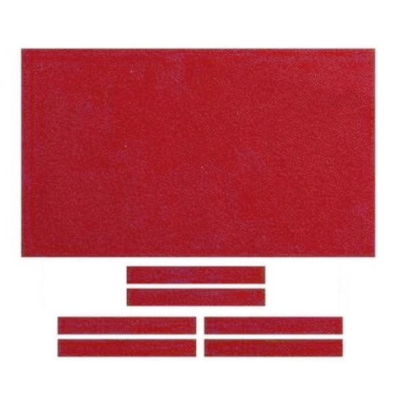 Billiard Cloth Pool Table Felt for 7' 8' 9' Pool Table Pre Cut Bed & Rails , 7ft Red