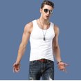 thumbnail image 4 of 1 Uds. Tops para hombre, chaleco de seda helada, ropa exterior, camisetas sin mangas transpirables con agujeros de malla de secado rápido, chaleco fresco de verano, tanques de viaje para playa, 4 of 5