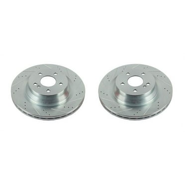 Power Stop AR8242XPR Evolution Drilled & Slotted Rotors -Front