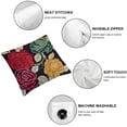 thumbnail image 4 of Nawypu Happy Mother 's Day Home Decor Pillow Covers 2pcs Beautiful Flowers Carnation Rose Decorative Throw Pillow Case Cushion Cover 2pcs 24x24in, 4 of 6