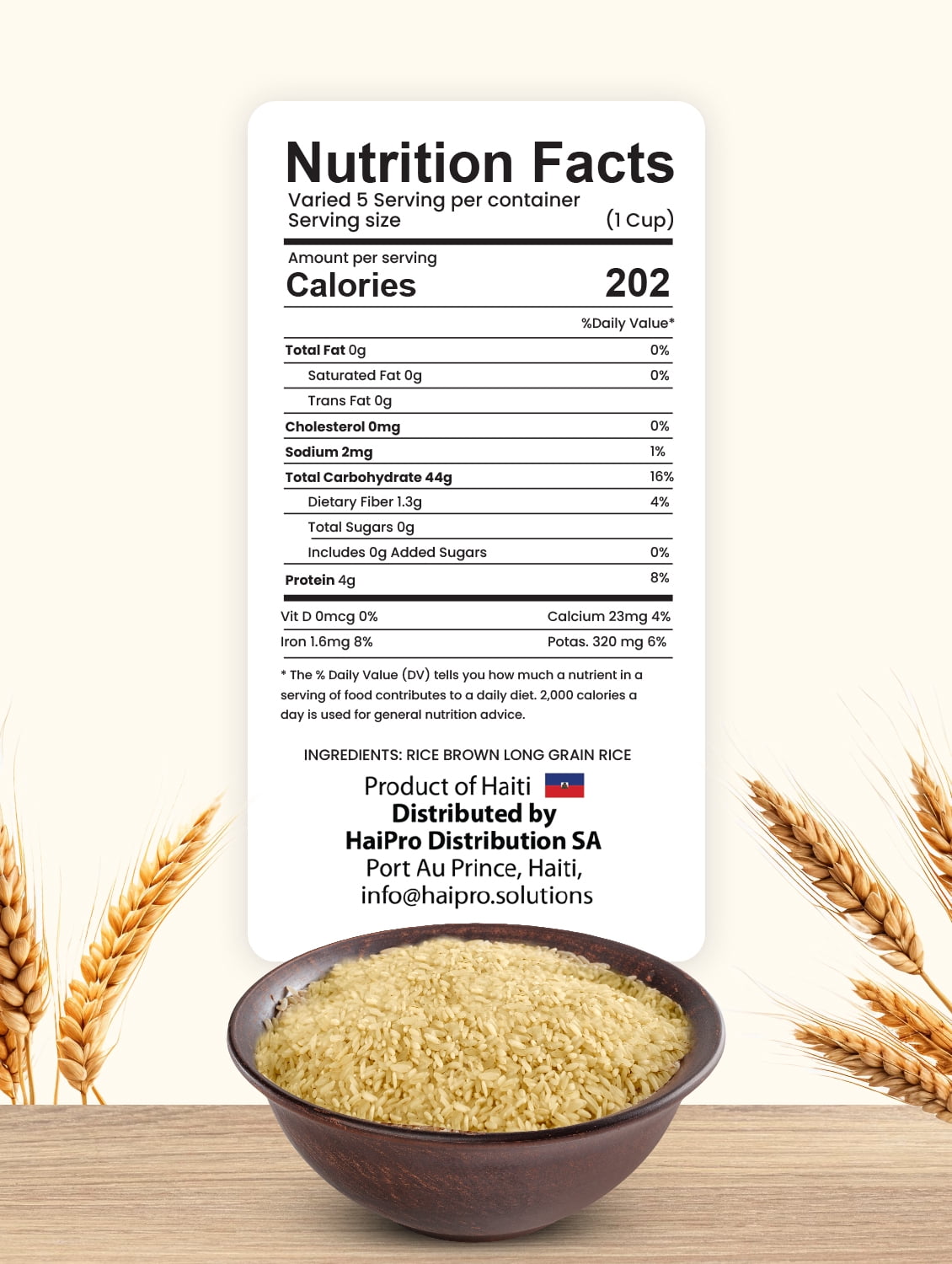 Riz Shella - Diri Shella - Rice Shella - Directly from Haiti - 100% Ayisyen