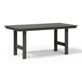 thumbnail image 4 of WestinTrends Ashore 6-Piece Outdoor HDPE Patio Dining Table Set with Bench, Gray, 4 of 13
