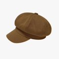 thumbnail image 1 of LinYooLi Japanese Short Brimmed Beret For Women In Spring And Autumn, With A Large Head Circumference And A Retro Cloud Hat That Shows Off The Face, Small Painter, And Children's Hat, 1 of 9