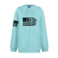 thumbnail image 4 of GIPQJK Graphic Hoodies for Men Usa Flag Sweatshirts Western Aztec Ethnic Hoodie Plus Size Pullover Tops with Pockets,Sky Blue XL, 4 of 5