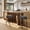 grey, variant on Ataujin 24" Modern Backless Bar Stools, Modern Counter Height Bar Stools, Round Bar Stools Set of 2, Sherpa Upholstered with Foot Rest for Kitchen Island, Counter, Cafes