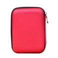 thumbnail image 1 of Guardurnaity Bolsa de disco duro de 2,5 pulgadas, bolsa de auriculares, paquete de energía móvil multifunción, bolsa de EVA, bolsa de auriculares Carteras rojo, 1 of 3