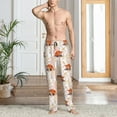 thumbnail image 2 of Sikiie Cute Sleepy Fox Pajama Pants Men, PJ Bottoms, Sleep & Lounge Pants-Medium, 2 of 6